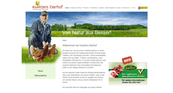Desktop Screenshot of kwetterseierhof.de
