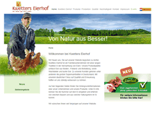 Tablet Screenshot of kwetterseierhof.de